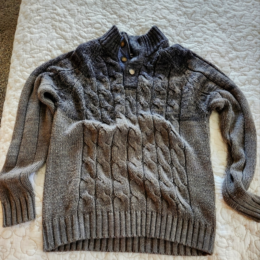 Retro vintage style wool sweater